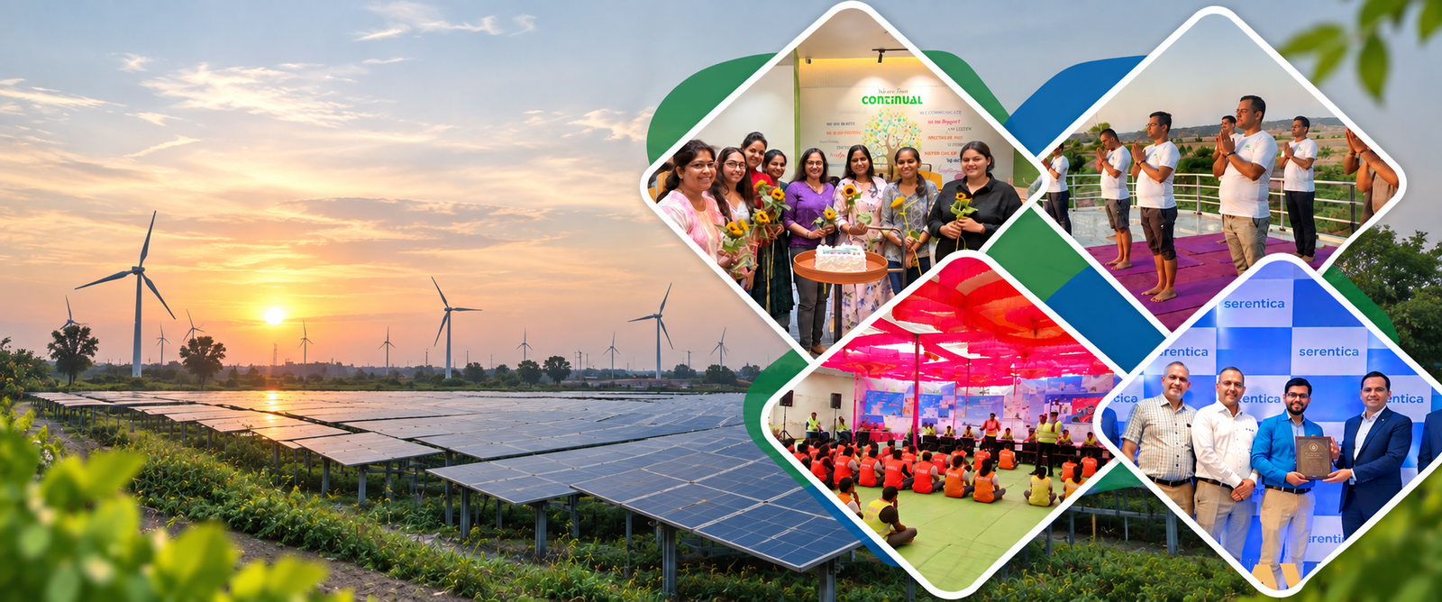 Celebrations, wellness and team moments at Continual Renewable Energy